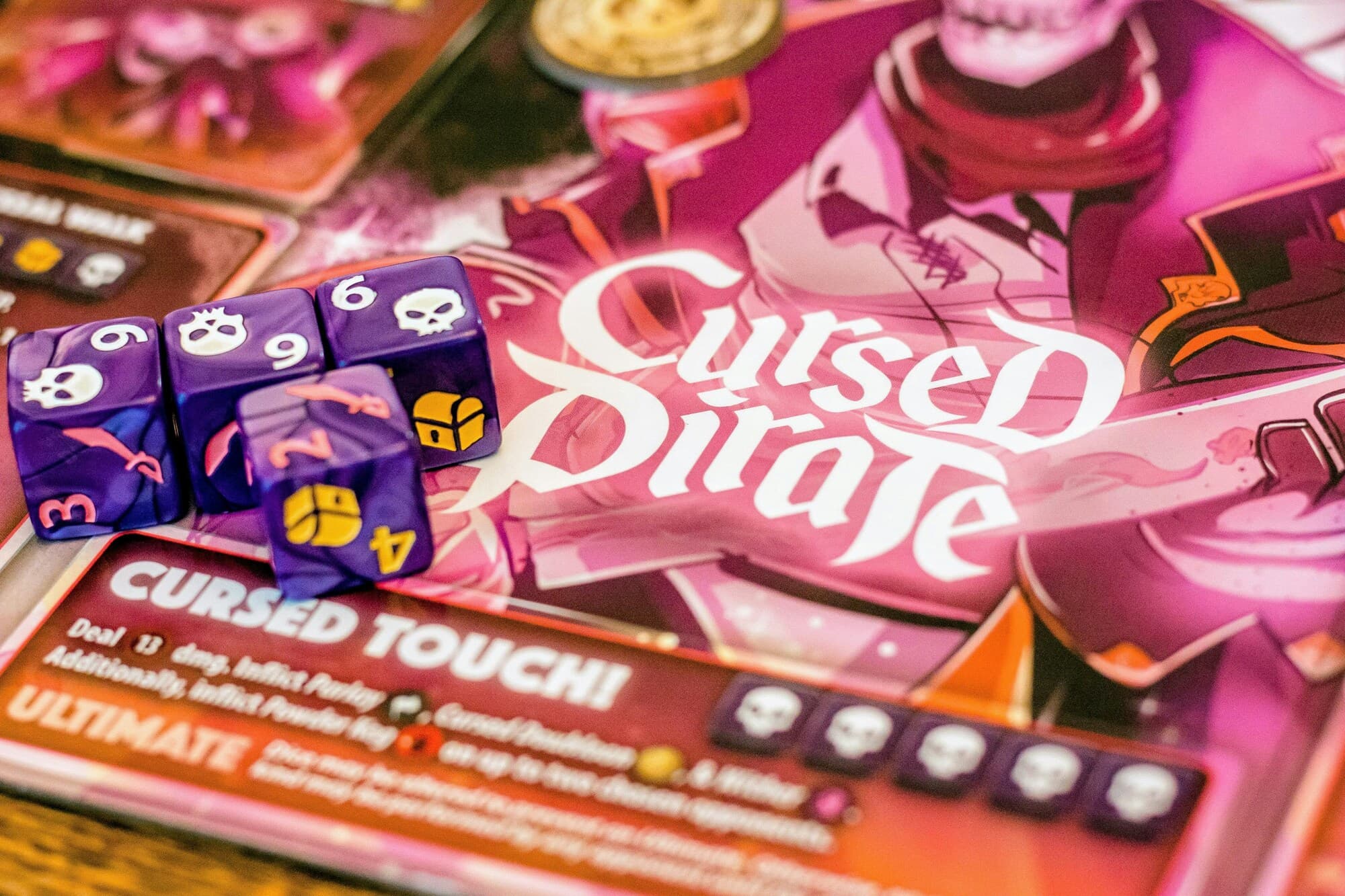 Cursed pirate game with dice